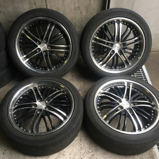 ZEUS LINE / 18インチ 5穴-114.3 / 18×7 2/1 / 225/45R18 / エスティマ VOXY ノア / 中古