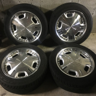 RAYS VOLK / 18×8J PCD139.7 6H オフセット+28 / 235/50R18 / ハイエース　グランドハイエース / 中古