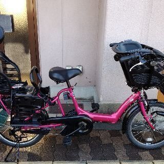(本体のみ)YAMAHA PAS Kiss mini 20吋子供乗せ電動アシスト自転車 アルミ/ピンク 
