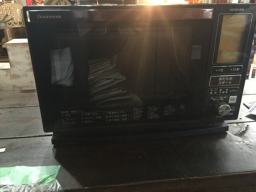 2019年製 KOIZUMI KOR-1602 電子レンジ レッド 美品