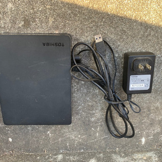 TOSHIBA、外付けハードディスク【ジャンク品】の画像