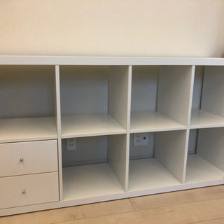 IKEA製　ホワイトシェルフ【値下げしました】
