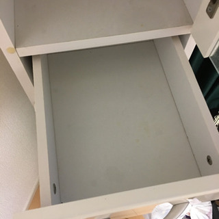 幅30cm  スリム食器棚　ホワイトの画像