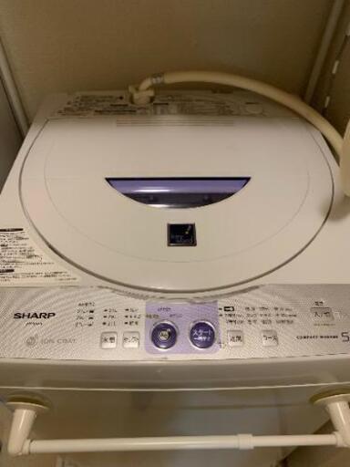 SHARP全自動洗濯機ES-55E5-KB中古\n\n