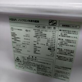 冷蔵庫 アクア184ｌ AQR18E 2016年製の画像