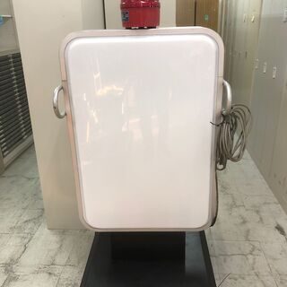 中古　両面 照明看板 キャスター付き 置型 自立式 カンバン 電飾スタンド看板 サインスタンド 行燈看板　パトライト付　大型看板　愛知　岐阜　一宮市　グッドプライス一宮の画像