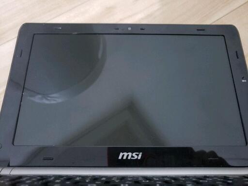 【未使用に近い】モバイルパソコン　msi-U160DX