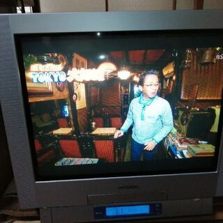 東芝　21型ブラウン管テレビデオ