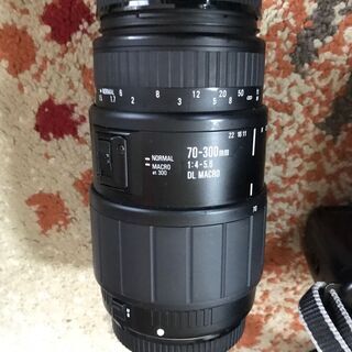 フィルムカメラ キャノン EOS KISS ＋ SIGMA製レンズ２本（28-80mm＋75-300mm セット）の画像