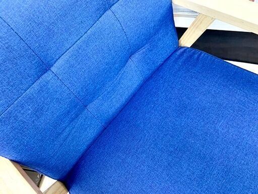 中古 大塚家具 1Pソファ ブルー 残り4脚 ※店頭販売も行っているため変動あり