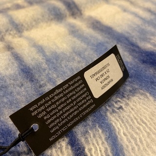 無料　新品　アルパカ60%のマフラーの画像