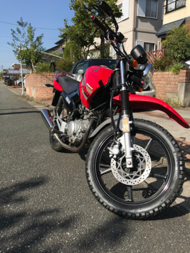 ヤマハ　YBR125 赤　走行8065km いい音しますよ