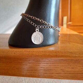 幸福のコイン・２連チェーンブレスレットの画像