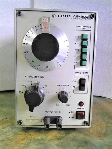 ＴＲＩＯのオーディオ・ゼネレーターＡＧ－２０３動作品