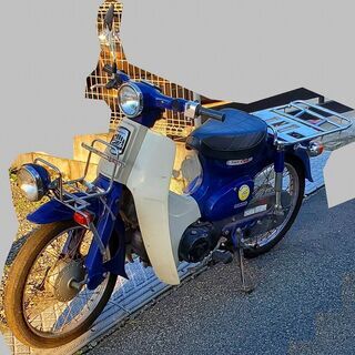 ★値引で55000円☆お届け可★ホンダ プレスカブ50 AA01★全国発送可能★　車体　純正 50cc 原付　二輪 バイク Uber　ウーバー の画像