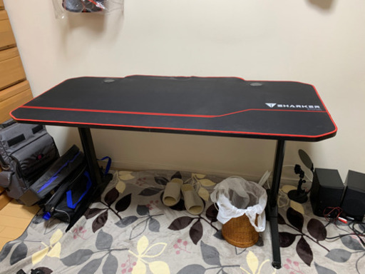 PCデスク+モニターアーム