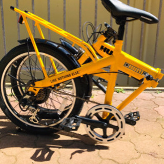 6段ギヤ折り畳みマウンテン自転車の画像