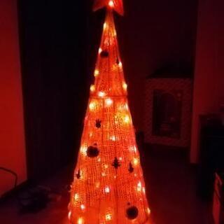 11/30まで　最終値下げ!　屋外OK　LED  高さ:120cm　クリスマスイルミネーション　ツリーの画像