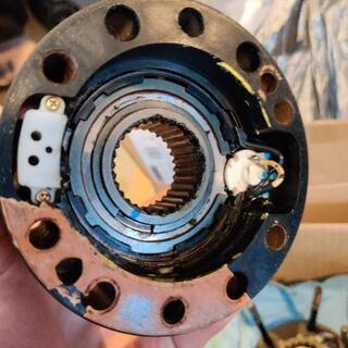 【即決】70 右 パワーロックハブ カバー付き KZJ78 Prado プラドの画像