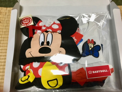 出産祝い　ベビードール　ロンパース　70センチ　スタイ