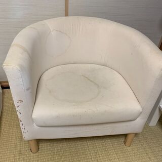 ＜11/17（火）まで＞取りに来てくださる方限定！あげます！一人掛けソファ×２台の画像