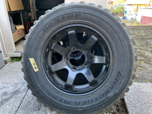 オリジン MUD SR-7 SR7 ダンロップ　グラントレックMT2 ジムニー　 195r16 4本セット