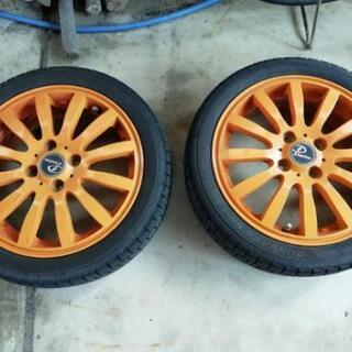 軽用15インチアルミ/スタッドレス/エブリィ装着