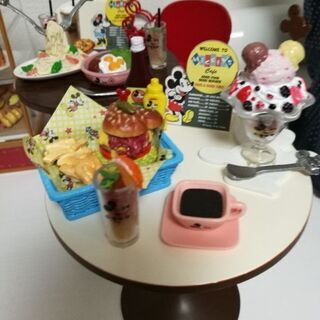50'S Cafe ミッキーマウス ディズニー リーメント ぷちサンプル ミニチュアの画像