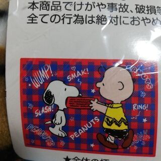 未使用☆スヌーピー☆マイヤーひざ掛けの画像
