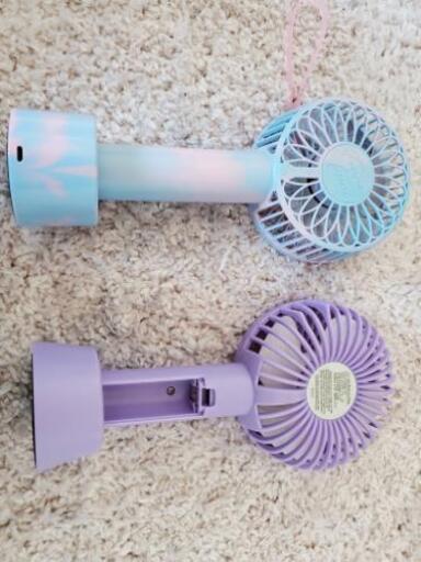 ハンディ　扇風機　電池無し