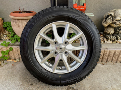 【更に値下げ】ホイール スタッドレスタイヤ（145/80R13）ブリザックVRX