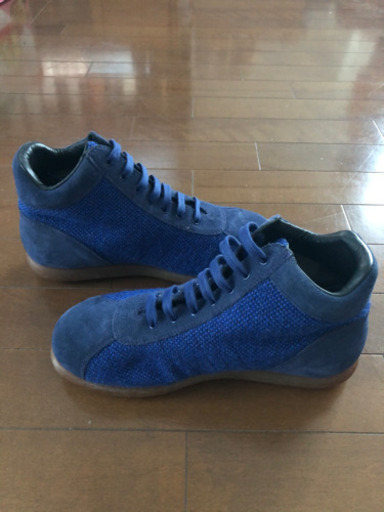 未使用品 希少 CAMPER together PELOTAS KVADRAT カンペール トゥギャザー スニーカー ハイカットブルー40（25.5cm）