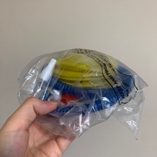 【お譲り先が決まりました】ヨガマット、バランスボール、ゴムチューブの画像
