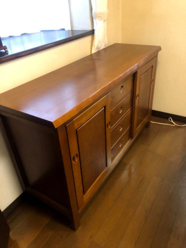 高級　テーブル　テレビ置き　棚　美品