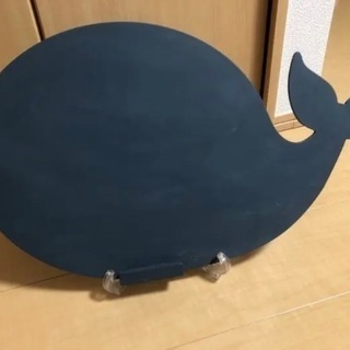 ⭐︎ウェルカムスペース　雑貨　クジラの黒板⭐︎の画像