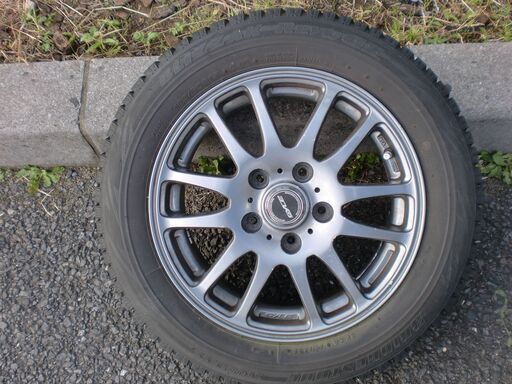 スタッドレスタイヤ【ブリザックREVO GZ】とアルミホイール【Weds GYLE】の４本セット185/60r15 15x6J+43 5H-114.3ハブ径73