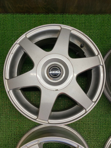 No.85 15×6J +45 5H-PCD114.3 -PCD100 マルチホイール ブリジストン製