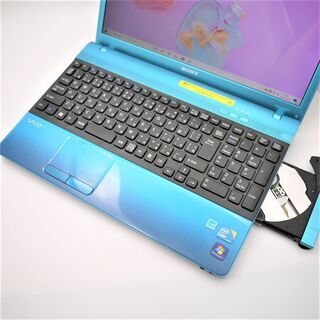 人気色ブルー SSD搭載 SONY Corei3 メモリ8GB ノートパソコン