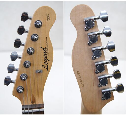 Legend AriaProⅡ エレキギター テレキャスタータイプ 型番不明 黒