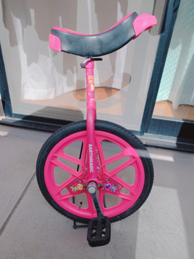 一輪車 (アースマジック)ピンク♥18インチ (西尾張地方)