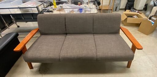 ファブリックソファ　3人掛け