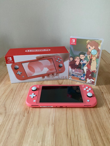 【Nintendo Switch Lite コーラル】& 【レイトン ミステリージャーニー　カトリーエイルと大富豪の陰謀DX】