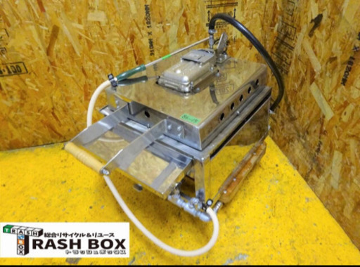 (86-15)RINNAI リンナイ イカ焼き器 TYPE R-402-2 両面プレス式 都市ガス用 業務用 中古 厨房機器 縁日 屋台 飲食店 店舗