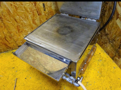(86-15)RINNAI リンナイ イカ焼き器 TYPE R-402-2 両面プレス式 都市ガス用 業務用 中古 厨房機器 縁日 屋