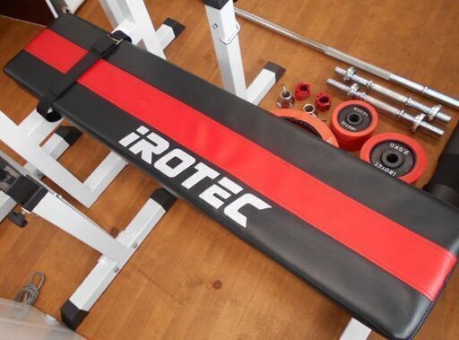 ♪IROTEC/アイロテック バーベルセット/ベンチプレス 約70kg♪
