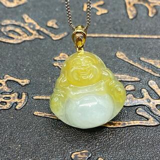 ネックレス 仏様 本翡翠 氷ヒスイ 氷種 誕生日プレゼント 安産祈願  鑑別書有 福袋 ネックレス 仏様 本翡翠 氷ヒスイ 氷種 誕生日プレゼント 安産