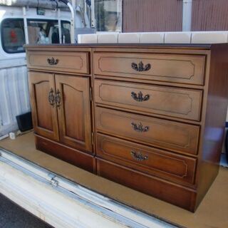 カリモク家具　2点まとめて　中古