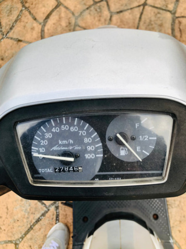 湘南台付近、suzukiアドレス100V 廃車処理済