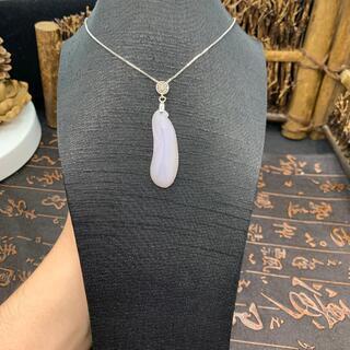 福袋 ネックレス 福瓜 本翡翠 氷ヒスイ ラベンダー色 誕生日プレゼント