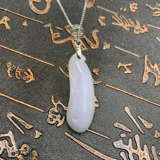 和田玉製金魚 ペンダント 33×31mm 福葉　可愛い　氷種　無含浸　無着色 和田玉製金魚 ペンダント 33×31mm 福葉 可愛い 氷種 無含浸 無